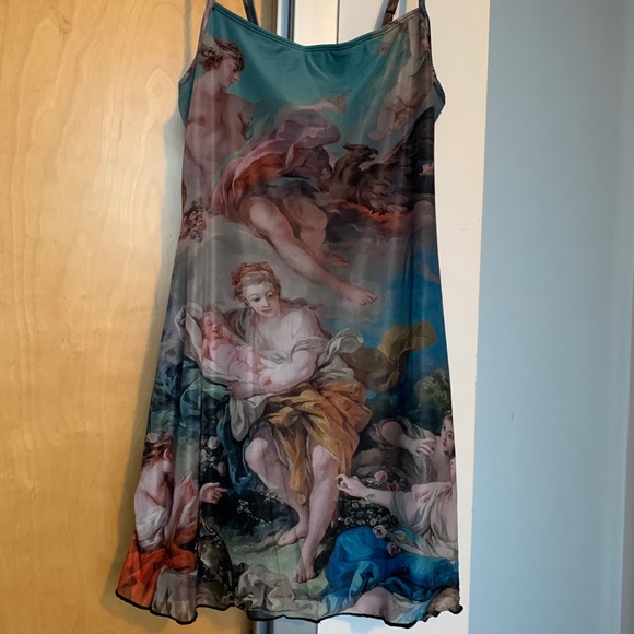 🦋 NEW Embroidered Mesh Flounce Sleeve All Black Top Semi Sheer Sleeves Women XS - Picture 13 of 16